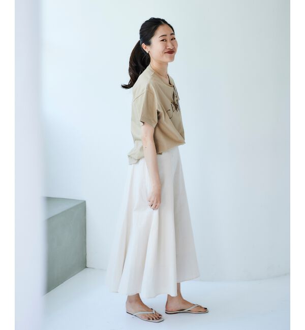 le.coeur blanc「コットン麻マーメイドスカート」|スカート|