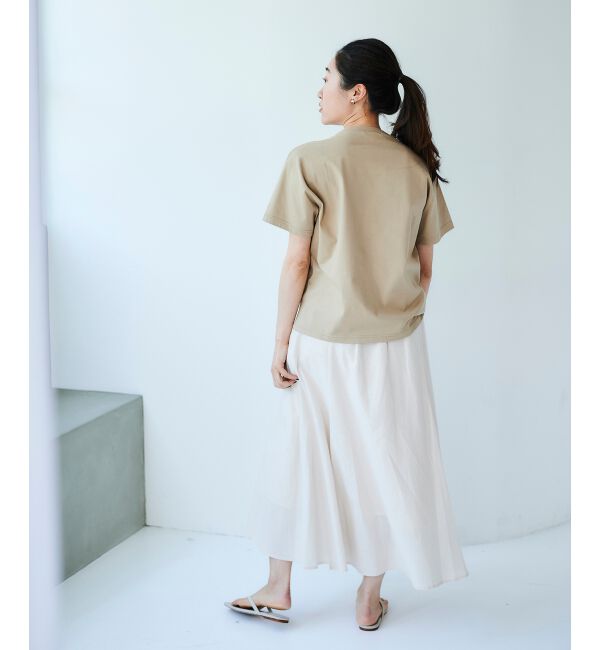 le.coeur blanc「コットン麻マーメイドスカート」|スカート|