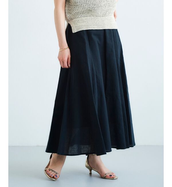 le.coeur blanc「コットン麻マーメイドスカート」|スカート|