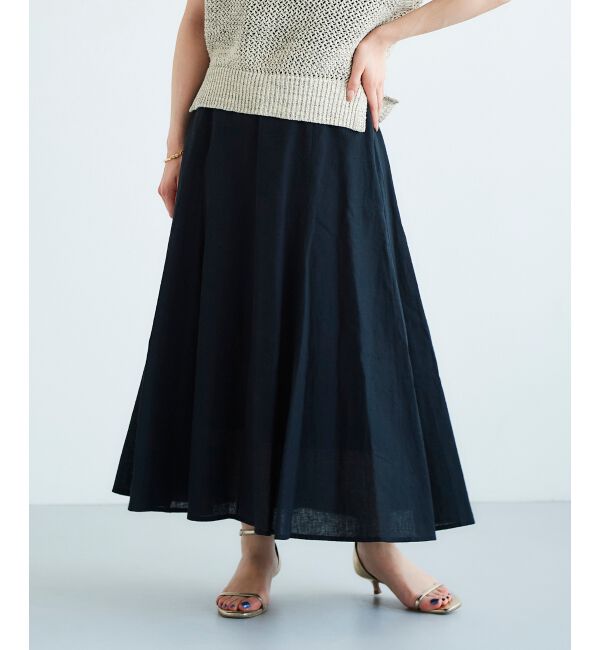 le.coeur blanc「コットン麻マーメイドスカート」|スカート|