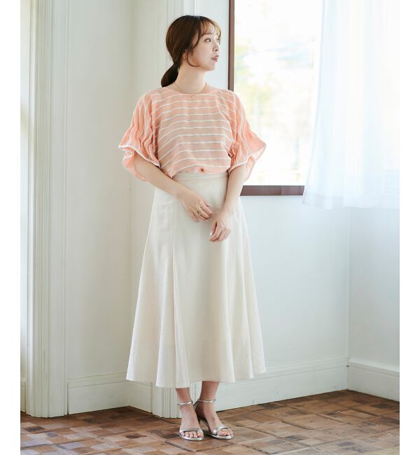 le.coeur blanc「コットン麻マーメイドスカート」|スカート|