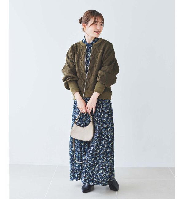 le.coeur blanc「IPEKERフリルネックワンピース」|ワンピース|