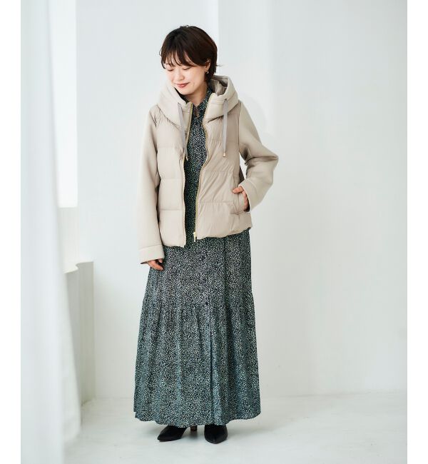 le.coeur blanc「IPEKERフリルネックワンピース」|ワンピース|