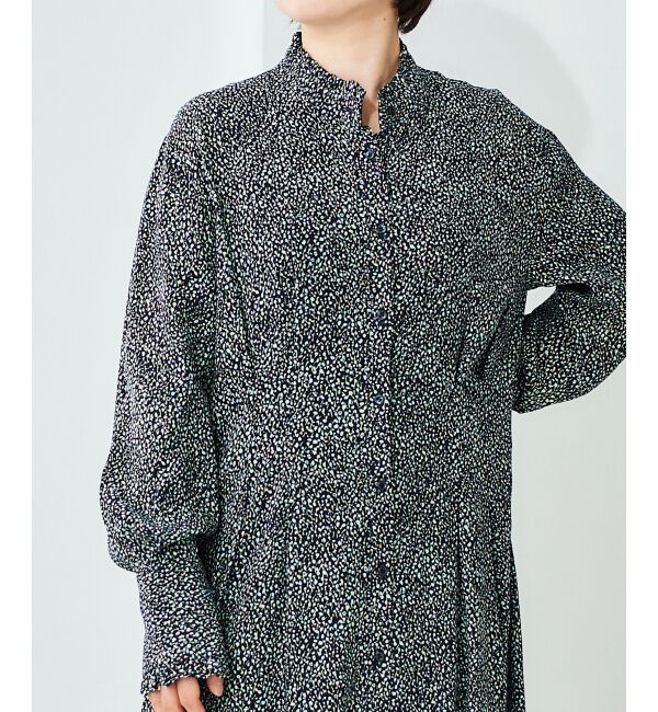 le.coeur blanc「IPEKERフリルネックワンピース」|ワンピース|