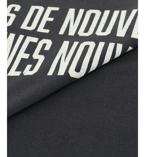  「《手洗い可能》BONNES VOUVELLES ロゴプリントTシャツ」|Tシャツ・カットソー|