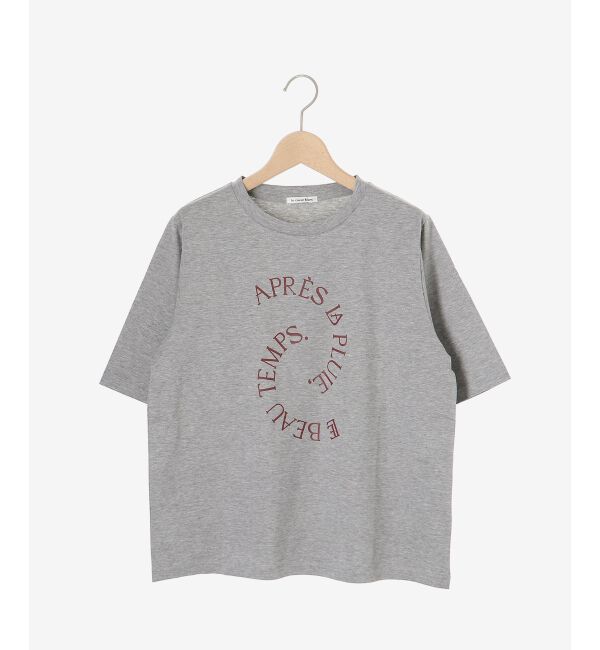 le.coeur blanc「《手洗い可能》BEAU TEMPS ロゴプリントTシャツ」|Tシャツ・カットソー|