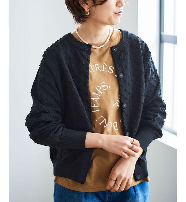 le.coeur blanc「《手洗い可能》BEAU TEMPS ロゴプリントTシャツ」|Tシャツ・カットソー|