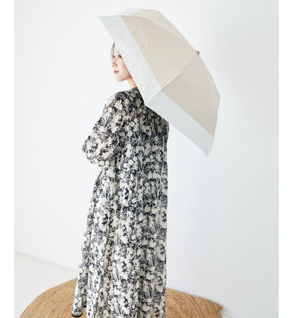 le.coeur blanc「PUバイカラー折りたたみ傘」|傘|