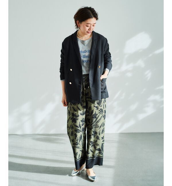 le.coeur blanc「メッセージロゴロングTシャツ」|Tシャツ・カットソー|