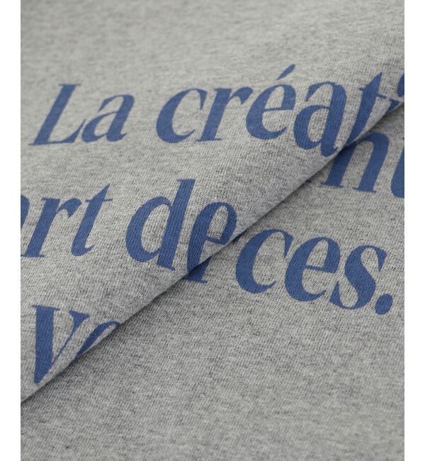 le.coeur blanc「メッセージロゴロングTシャツ」|Tシャツ・カットソー|