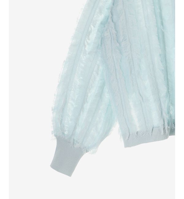  「フリンジニットカーディガン」|カーディガン|