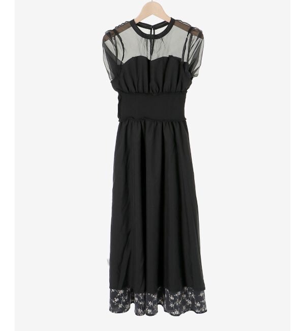  「シアードッキングコルセットワンピース」|ワンピース|