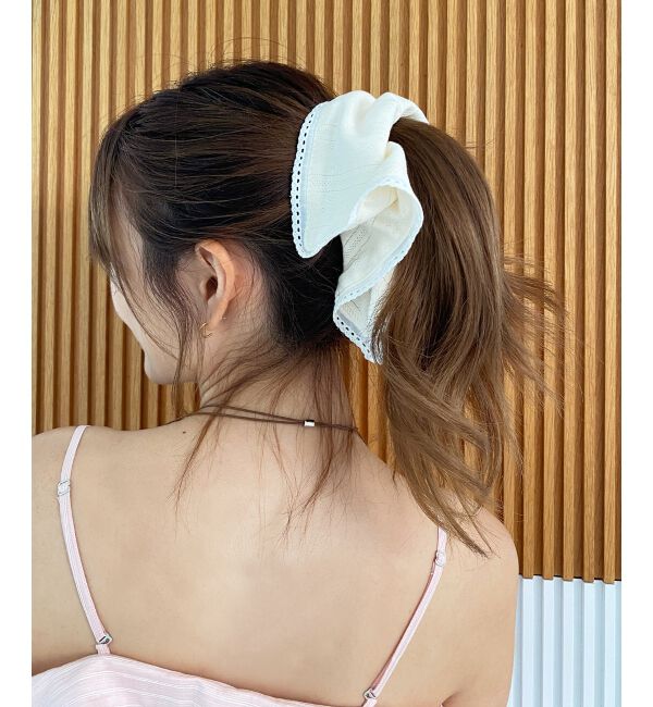  「スクエアシュシュ」|ヘアゴム・シュシュ|