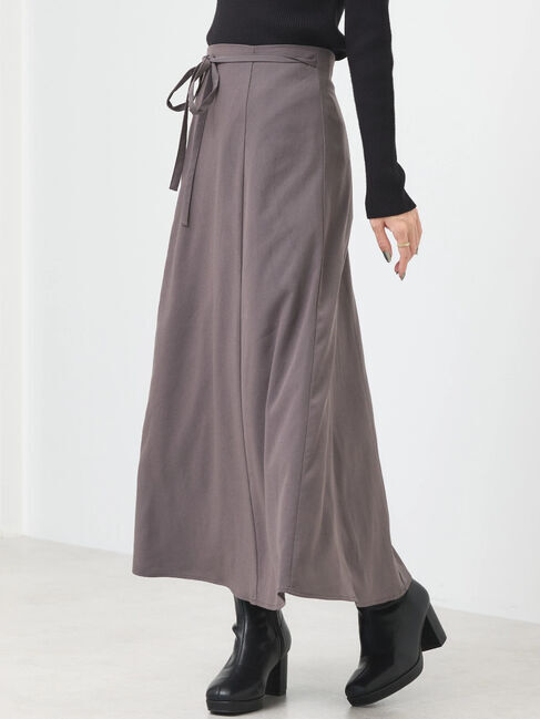 earth music&ecology「リボンフレアスカート」|フレア|