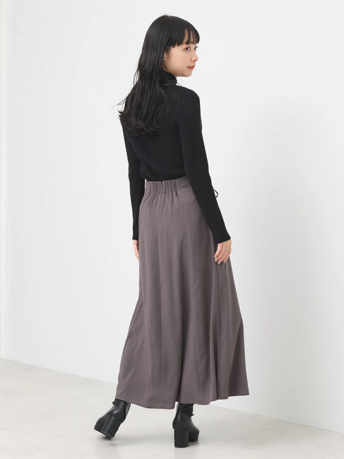 earth music&ecology「リボンフレアスカート」|フレア|