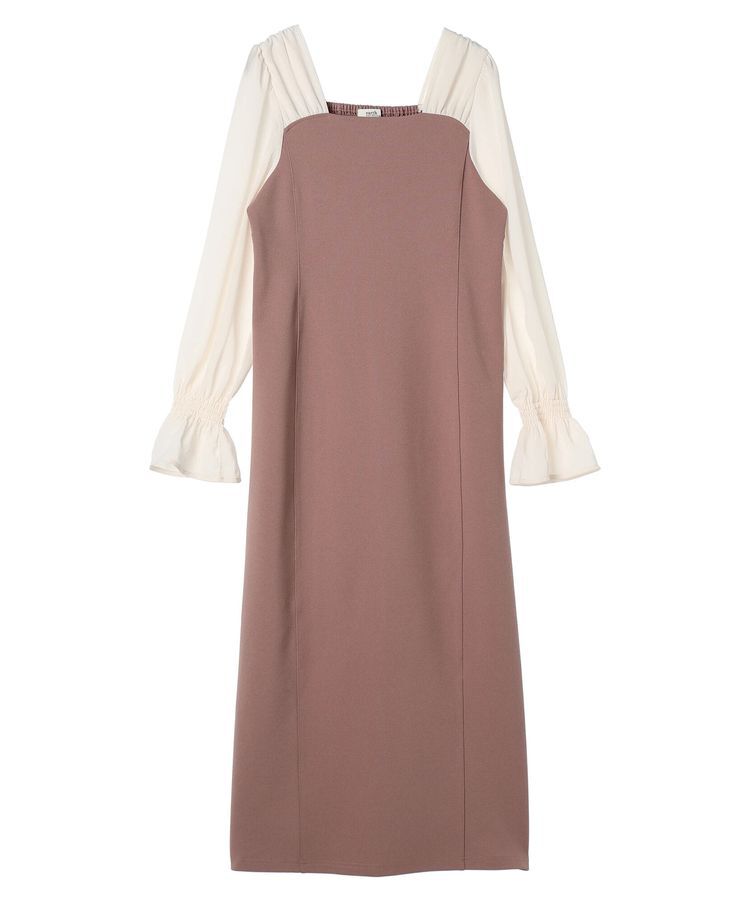 earth music&ecology「ショルダードッキングワンピース」|ワンピース|