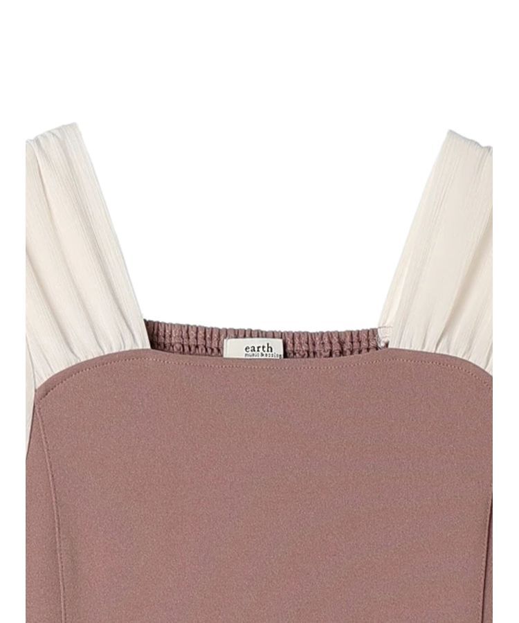 earth music&ecology「ショルダードッキングワンピース」|ワンピース|