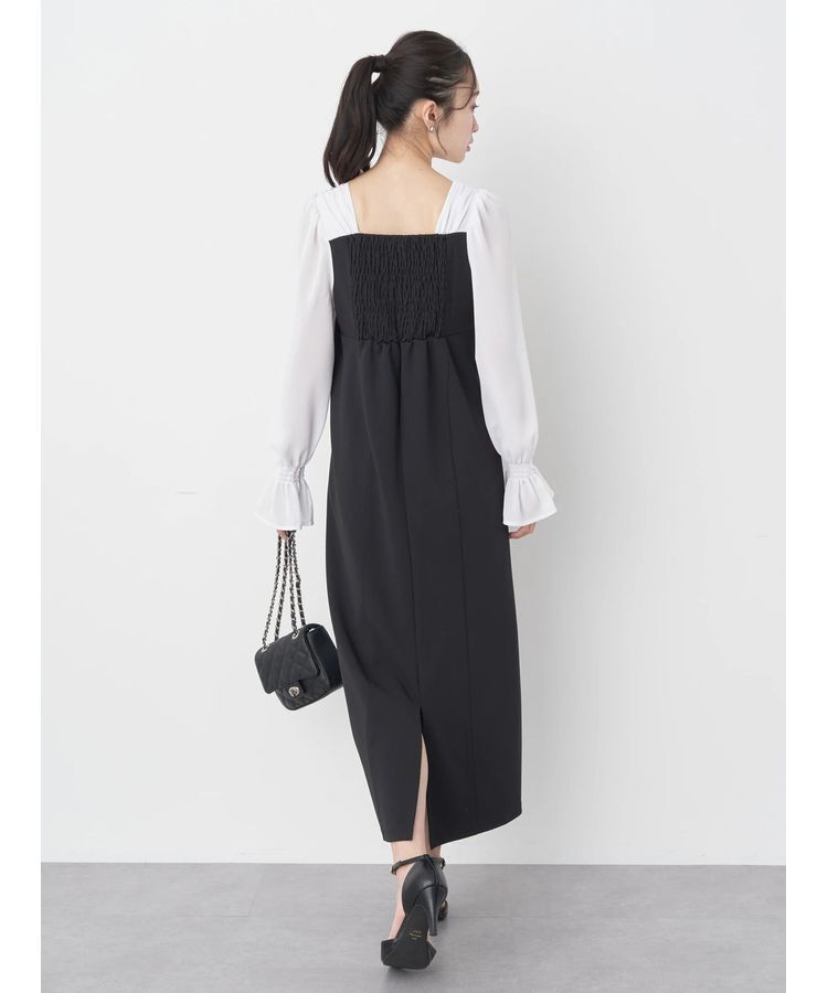 earth music&ecology「ショルダードッキングワンピース」|ワンピース|