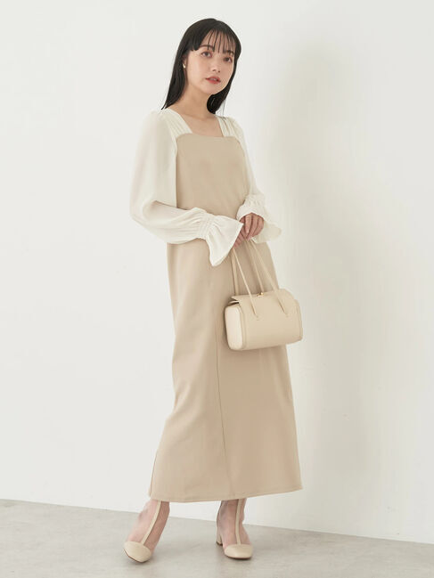 earth music&ecology「ショルダードッキングワンピース」|ワンピース|