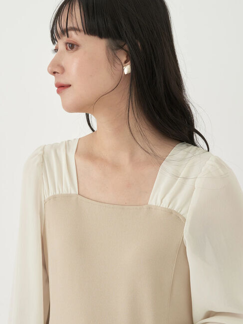 earth music&ecology「ショルダードッキングワンピース」|ワンピース|