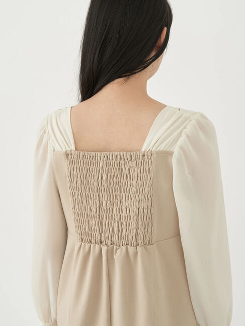 earth music&ecology「ショルダードッキングワンピース」|ワンピース|