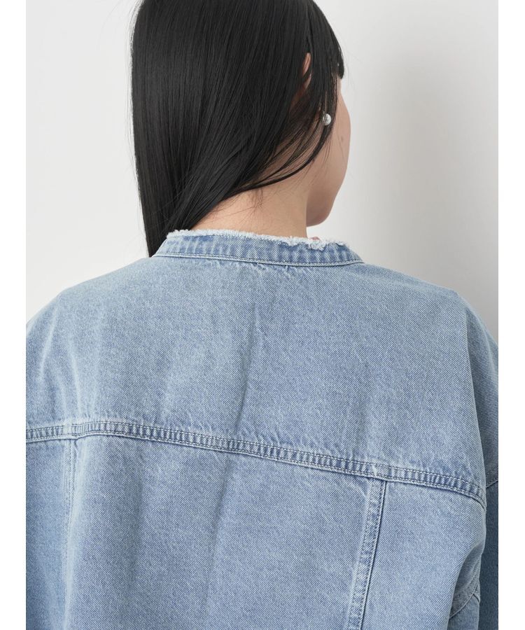 earth music&ecology「スタンドカラーGジャン」|テーラードジャケット|