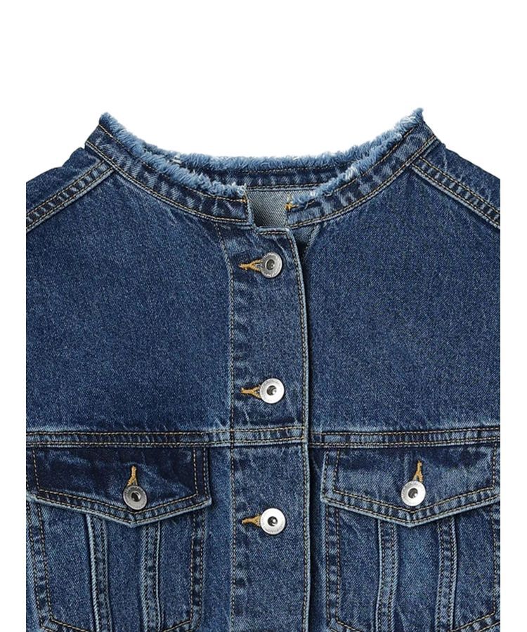 earth music&ecology「スタンドカラーGジャン」|テーラードジャケット|