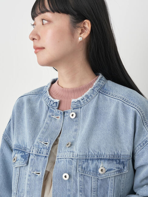 earth music&ecology「スタンドカラーGジャン」|テーラードジャケット|