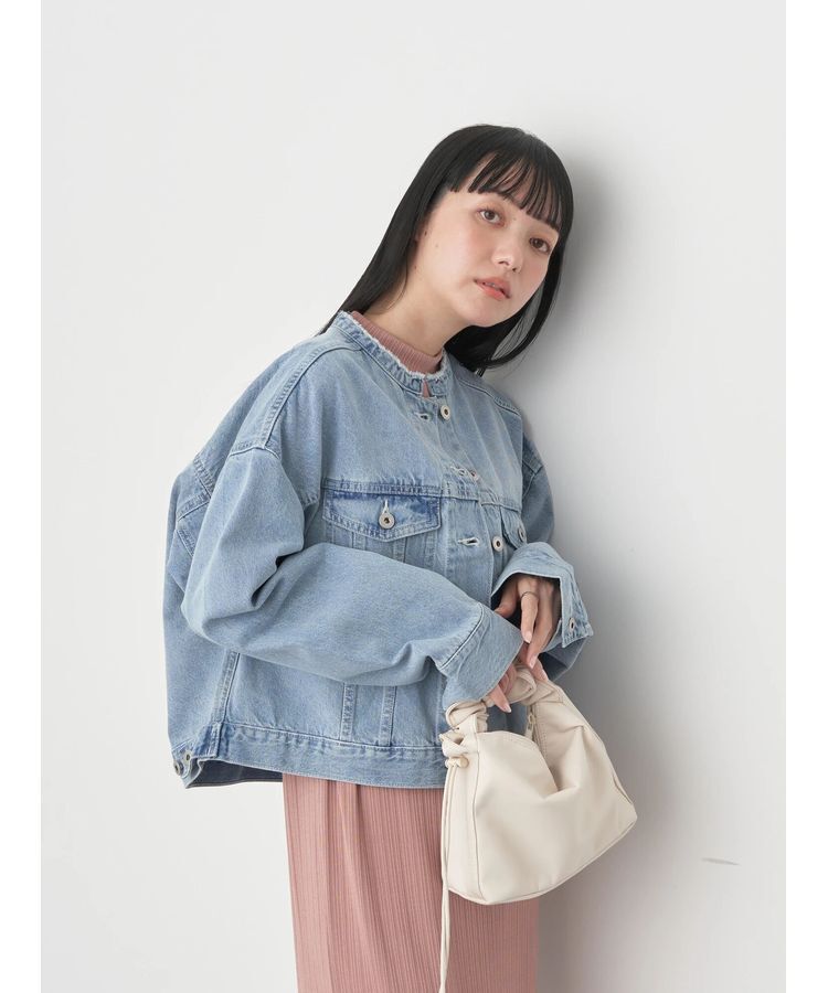 earth music&ecology「スタンドカラーGジャン」|テーラードジャケット|