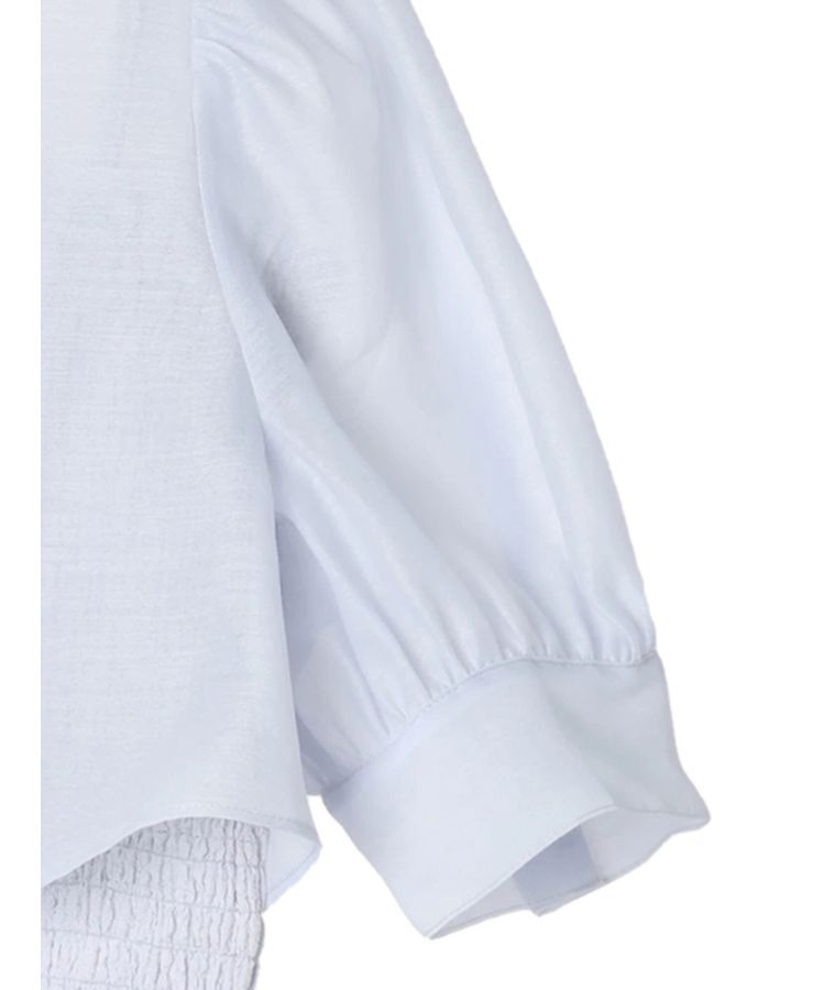 earth music&ecology「SET2点シアークロップドシャツ&times;シャーリングタンク」|シャツ・ブラウス|