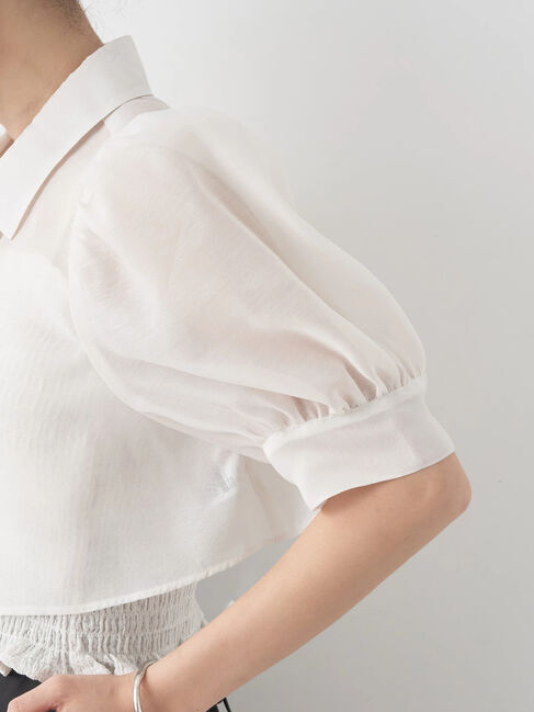 earth music&ecology「SET2点シアークロップドシャツ&times;シャーリングタンク」|シャツ・ブラウス|