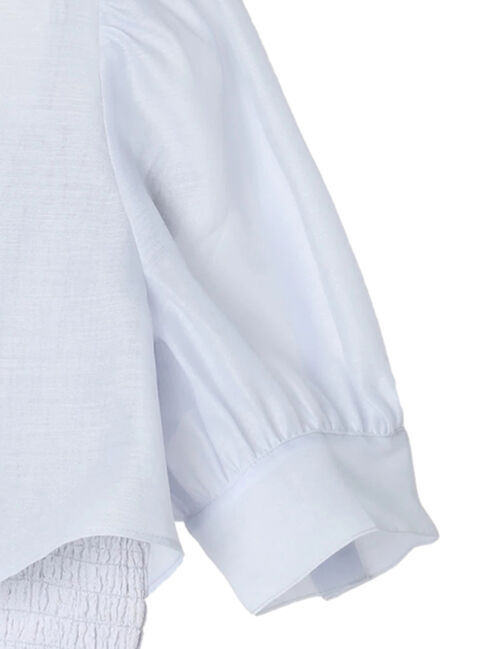 earth music&ecology「SET2点シアークロップドシャツ&times;シャーリングタンク」|シャツ・ブラウス|