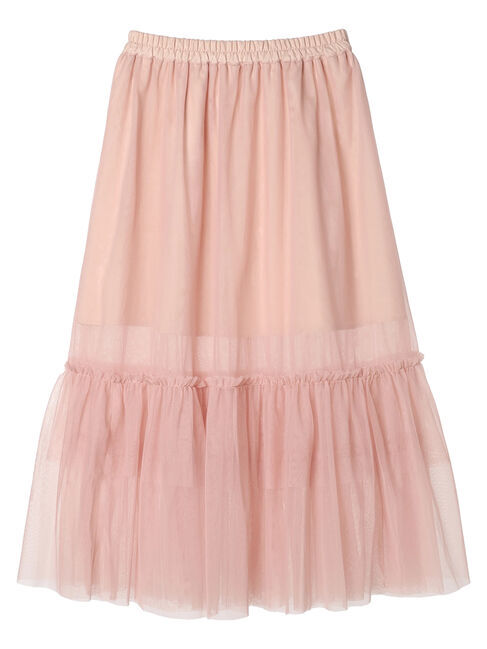 earth music&ecology「ティアードチュールスカート」|スカート|