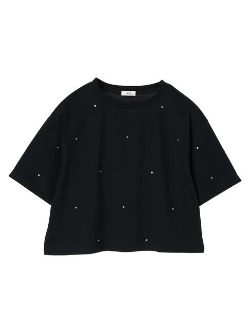 earth music&ecology「キラキララインストーンプルオーバー」|Tシャツ・カットソー|