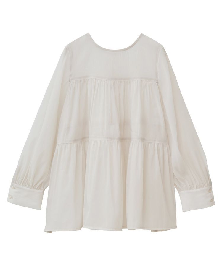 earth music&ecology「フロントリボンシアーチュニック」|シャツ・ブラウス|