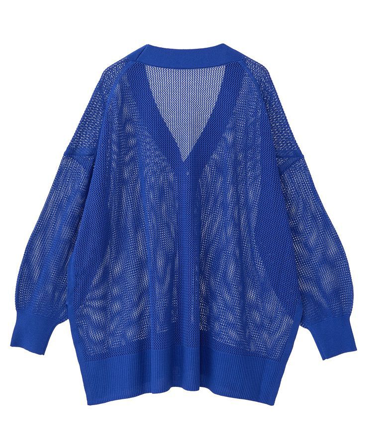 earth music&ecology「メッシュルーズカーディガン」|カーディガン|