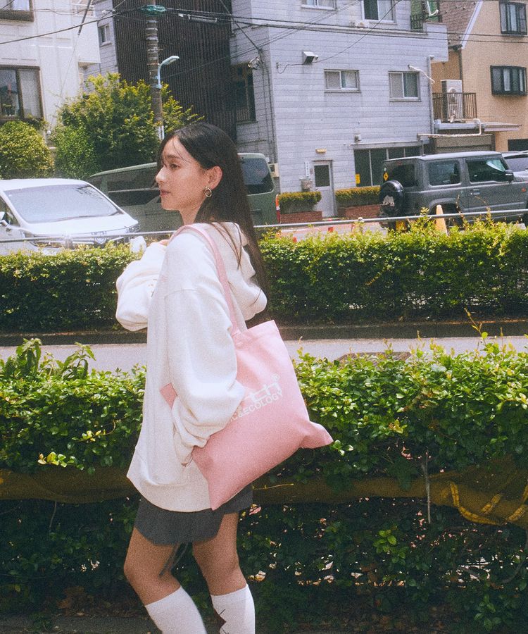 earth music&ecology「earth music&ecologyロゴトートバッグ」|トートバッグ|Pink