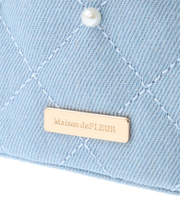 Maison de FLEUR「デニムキューブショルダーバッグ」|ショルダー・メッセンジャー|