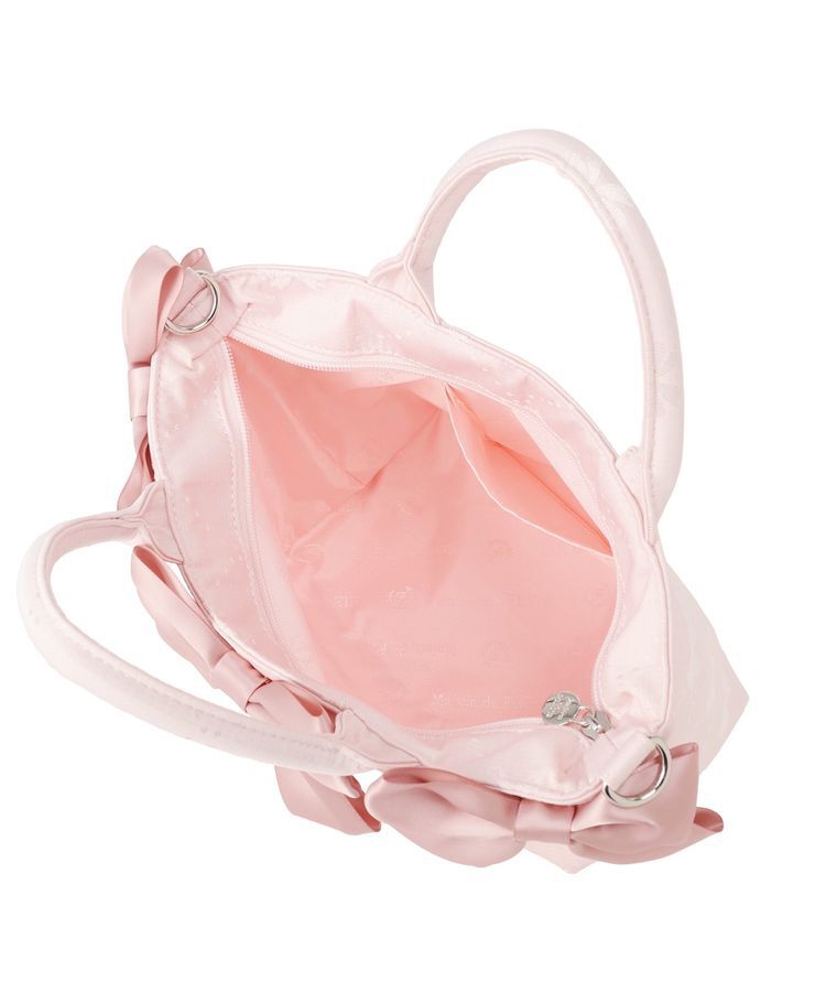 Maison de FLEUR「リボンジャカード2Wayミニトートバッグ」|トートバッグ|