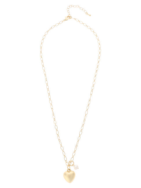  「【WEB限定】プックリハートネックレス」|ネックレス|