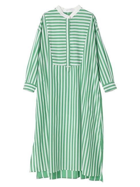  「【WEB限定・小柄女性向け】イージーケアストライプワンピース」|ワンピース|