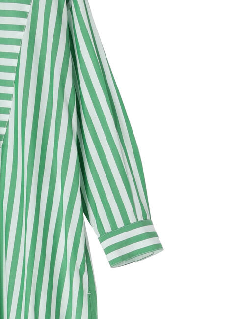  「【WEB限定・小柄女性向け】イージーケアストライプワンピース」|ワンピース|