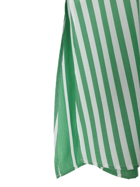  「【WEB限定・小柄女性向け】イージーケアストライプワンピース」|ワンピース|