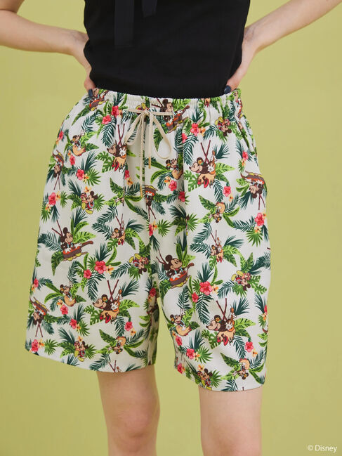  「総柄アロハショートパンツ/Disney」|その他|アイボリー