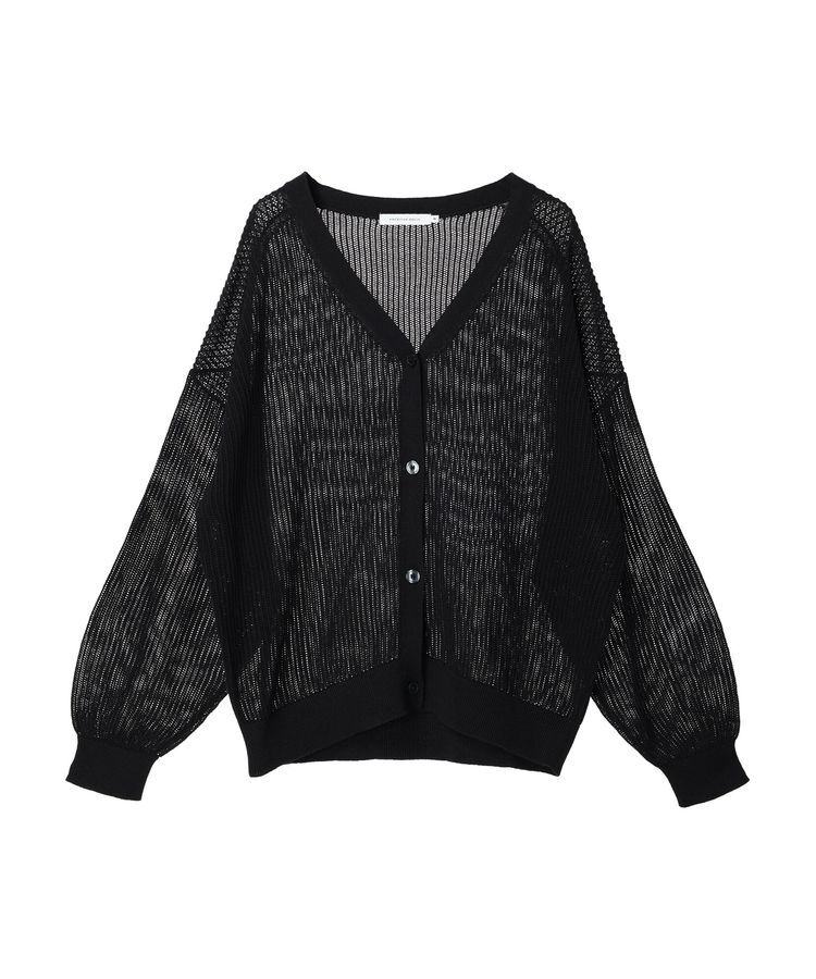 AMERICAN HOLIC「メッシュVネックニットカーディガン」|カーディガン|