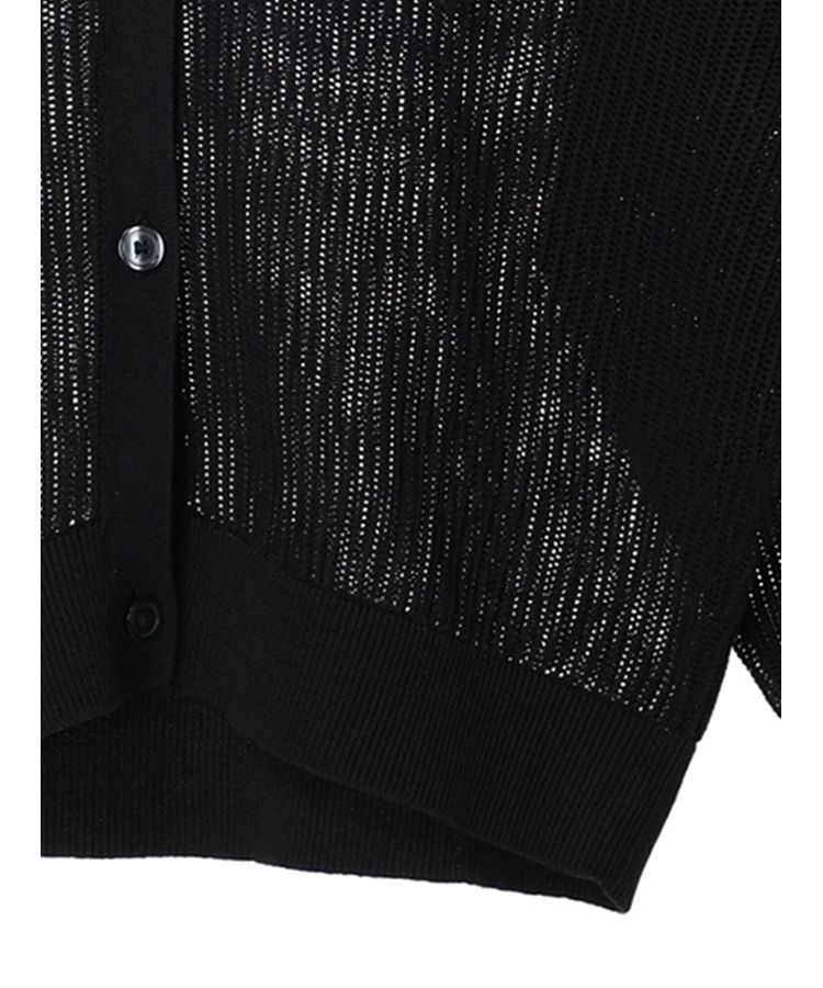 AMERICAN HOLIC「メッシュVネックニットカーディガン」|カーディガン|