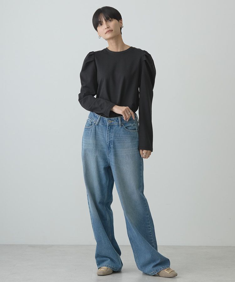 AMERICAN HOLIC「ミニ裏毛ショルダータックプルオーバー」|Tシャツ・カットソー|