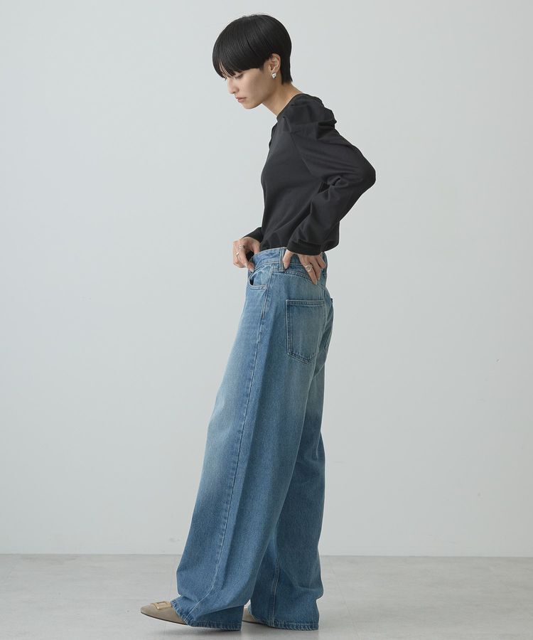 AMERICAN HOLIC「ミニ裏毛ショルダータックプルオーバー」|Tシャツ・カットソー|