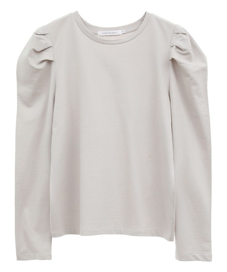 AMERICAN HOLIC「ミニ裏毛ショルダータックプルオーバー」|Tシャツ・カットソー|