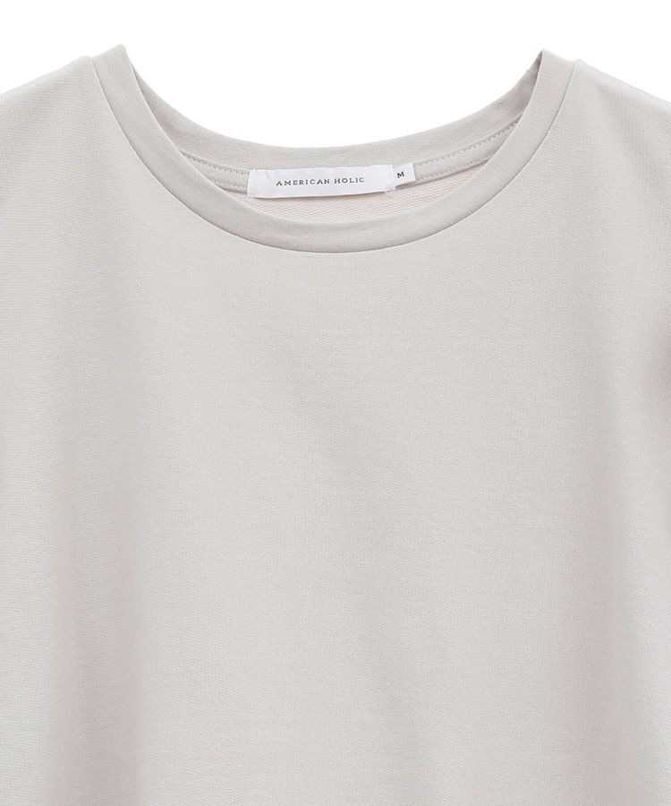 AMERICAN HOLIC「ミニ裏毛ショルダータックプルオーバー」|Tシャツ・カットソー|